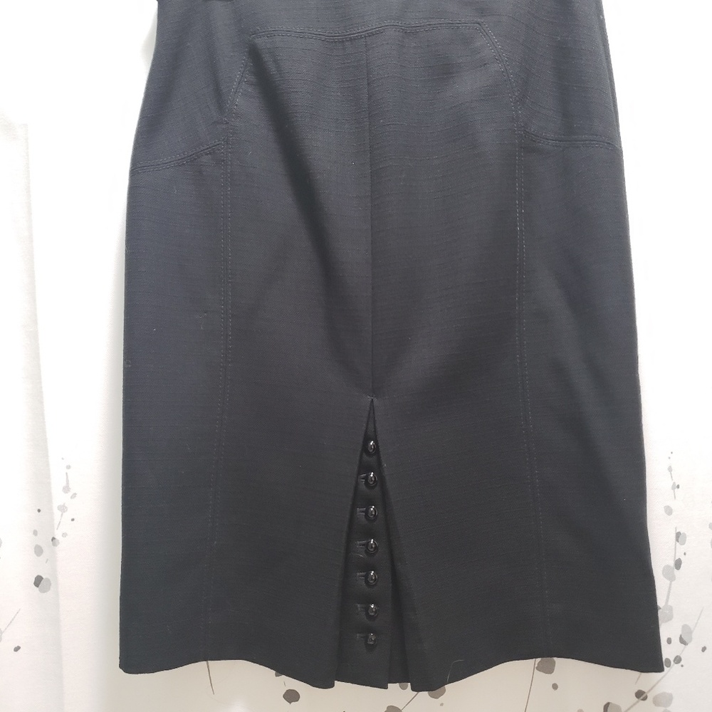 Ann Taylor Pencil Skirt W/ button detail